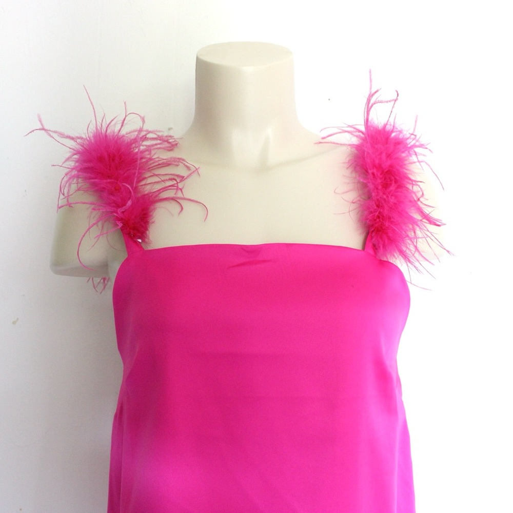 Blue B Collection Feather Strap Top - Picture 3 of 6